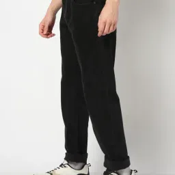 Gap Black Cotton Regular Fit Solid Jeans image 3