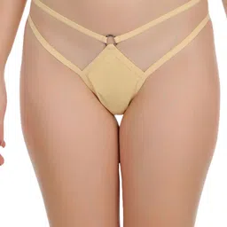 SELFCARE Pack of 4 Low Waist Cotton Thong Briefs-SN2846 image 3