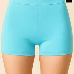 Attire Zone Pack Of 2 Super Combed Cotton Boy Shorts Briefs AZ SBT-33 Aqwa,Black XS-2-image-3