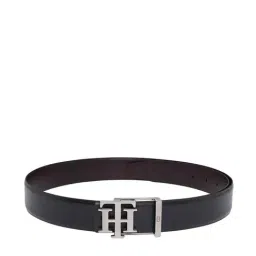 Tommy Hilfiger Men's Black & Wine Solito Reversible Belt image 2