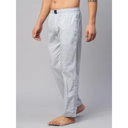 Urban Scottish Grey Regular Fit Printed Lounge Pants image 3