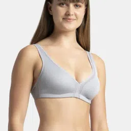Jockey 1820 Lilac Grey Wirefree Non Padded Full Coverage Everyday Bra image 3
