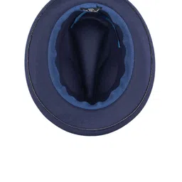 The Tie Hub Men Water Repellent Finish Woollen Fedora Hat image 3