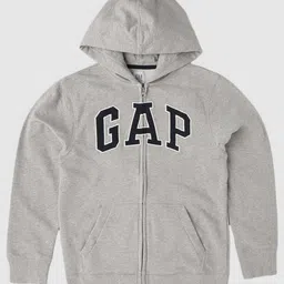 GAP Boys Logo Printed Relaxed-Fit Hooded Sweatshirt-picture-36