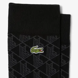 Lacoste Men Pack Of 3 Cotton Calf Length Socks image 2