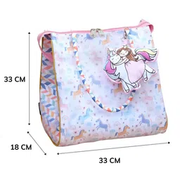 ROSADA Unisex Graphic Printed Shopper Tote Bag image 2