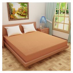 DREAM CARE Cotton Feel Terry Mattress Protector  - Brown-picture-20