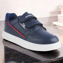 Lil Lollipop Aerokick Text Detailed Velcro Closure Shoes - Navy Blue-picture-18