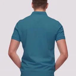 INVICTUS Polo Collar Cotton Applique T-shirt image 5