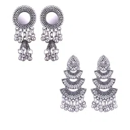 DIVASTRI Women Silver Earrings-picture-36