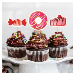 Zyozi Candy Theme Birthday Decoration Kit Multicolour - Pack of 37 image 5