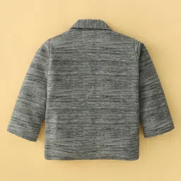 Robo Fry Full Sleeves Party T-Shirt & Trouser Set with Blazer Bow Applique & Hat - Olive Green image 5