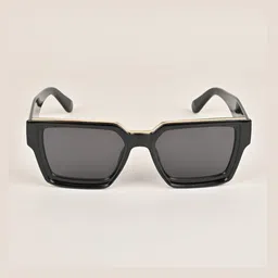 IFLASH Unisex Black Lens & Black Wayfarer Sunglasses with image 4