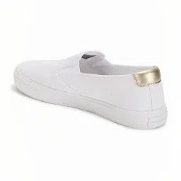 Tommy Hilfiger Women's White Slip On Sneakers image 4