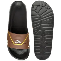 Asian Men's Brown Slides image 4