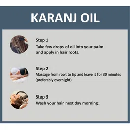 Oilanic Set Of 3 Organic Karanj Massage Oil For Skin & Hair - 100 ml Each image 5