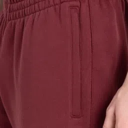 Adidas Originals Red Cotton Regular Fit Joggers image 4