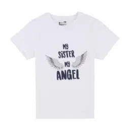 Proteens Kids White Cotton Printed T-Shirt-picture-39