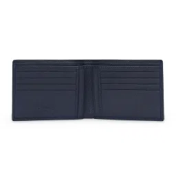 PERQUISITE Navy Casual Leather Bi-Fold Wallet for men image 4