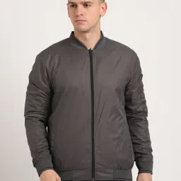 Turtle Blue & Grey Relaxed Fit Reversible Jacket image 4