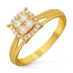 Malabar Gold and Diamonds 18k IGI Certified Diamond Yellow Gold Ring for Women-picture-34