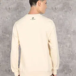 U.S. Polo Assn. Beige Cotton Regular Fit Printed Sweatshirt image 2