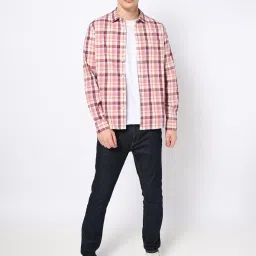 GAP Multi Slim Fit Checked Shirt image 4