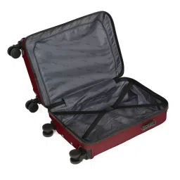 Teakwood Leathers DUNE Maroon Textured Small Hard Sided Cabin Trolley image 4