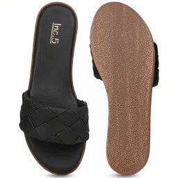 Inc.5 Women's Black Casual Wedges image 4