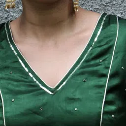 Chidiyaa Green Chandani Anika Blouse image 4