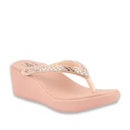 MediFeet Women's Pink Thong Wedges-picture-45
