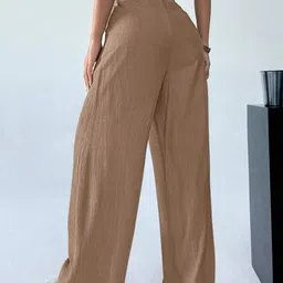 SZN Casual Solid Western Trouser For Women image 5