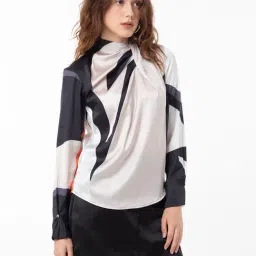 RAREISM Multi Polyester Printed Long Sleeves Top-picture-30