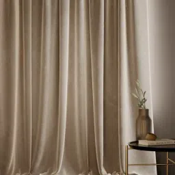 Stoa Paris Date Night Ivory Elegance Velvet Door Curtain (7 ft)-image-52