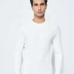 Peregrine by Pantaloons Men Cable Knit Pullover image 4
