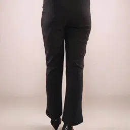 Zink London Black Straight Fit Trousers image 2