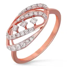 Malabar Gold and Diamonds 18k IGI Certified Diamond Rose Gold Ring for Women-picture-33
