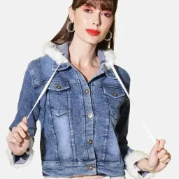 BUYNEWTREND Blue Regular Fit Jacket-picture-22