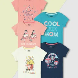 max Girls 5 Printed Applique T-shirt image 1