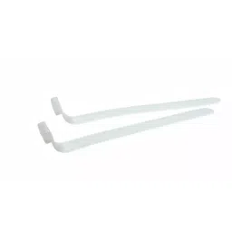 RS PRO Cable Tie, Double Head Knot, 150x3.6 mm, Natural PE,, 1789498 (Bag of 100 pcs) image 1