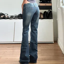 StyleCast Women Flared Light Fade Jeans image 4