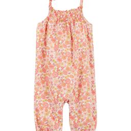 Carter's Floral Tank Jumpsuit - Pink & Yellow-picture-41