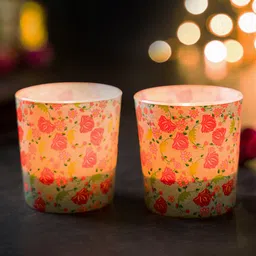 Kolorobia Ornate Mughal Candle Votive Set of 2-picture-12