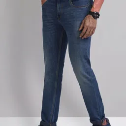 AD By Arvind Men Slim Fit Light Fade Jeans image 2