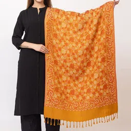PASHGIRI Women Floral Embroidered Shawl-picture-38