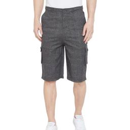 Hypernation Grey Regular Fit Shorts-picture-36