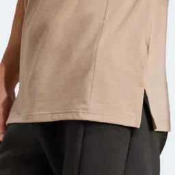 Adidas Brown Slim Fit Printed Sports T-Shirt image 4