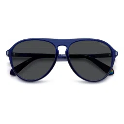 Polaroid Grey UV Protection Aviator Sunglasses For Men image 4