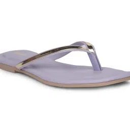 Bata Women's LI Purple Thong Sandals image 4