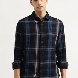 United Colors of Benetton Men Tartan Checks Opaque Checked Casual Shirt-image-14